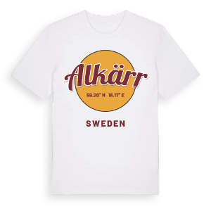 Alkärr cirkel t-shirt – ekologisk bomull t-shirt från Pinshirt