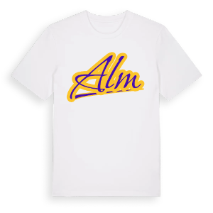 Alm baseball t-shirt – ekologisk bomull t-shirt från Pinshirt