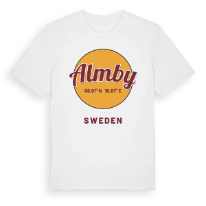 Almby cirkel t-shirt – ekologisk bomull t-shirt från Pinshirt