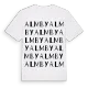 Almby ordlek t-shirt