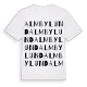 Almbylund ordlek t-shirt
