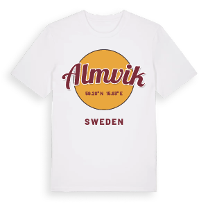 Almvik cirkel t-shirt – ekologisk bomull t-shirt från Pinshirt