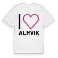 Jag älskar Almvik t-shirt stort tryck