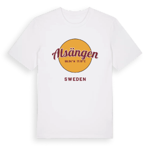 Alsängen cirkel t-shirt – ekologisk bomull t-shirt från Pinshirt