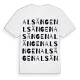 Alsängen ordlek t-shirt