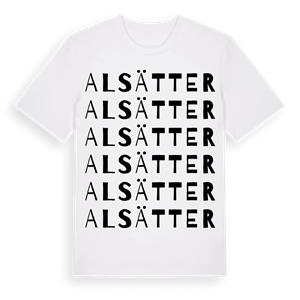 Alsätter ordlek t-shirt – ekologisk bomull t-shirt från Pinshirt
