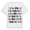 Ålsjödammsudden ordlek t-shirt