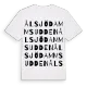 Ålsjödammsudden ordlek t-shirt