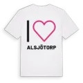 Jag älskar Alsjötorp t-shirt stort tryck