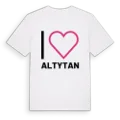 Jag älskar Altytan t-shirt stort tryck