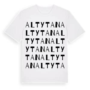Altytan ordlek t-shirt – ekologisk bomull t-shirt från Pinshirt