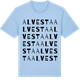 Blue Soul t-shirt med Alvesta ordlek t-shirt