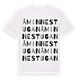 White t-shirt med Åminnestugan ordlek t-shirt
