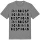 Mid Heather Gray t-shirt med Åminnestugan ordlek t-shirt