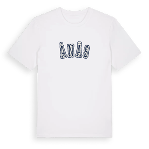 Ånäs college t-shirt – ekologisk bomull t-shirt från Pinshirt