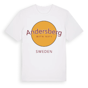 Andersberg cirkel t-shirt – ekologisk bomull t-shirt från Pinshirt