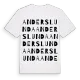 Anderslunda ordlek t-shirt