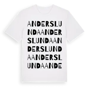 Anderslunda ordlek t-shirt – ekologisk bomull t-shirt från Pinshirt