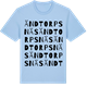 Blue Soul t-shirt med Ändtorpsnäs ordlek t-shirt