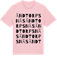 Pink Cotton t-shirt med Ändtorpsnäs ordlek t-shirt