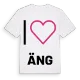 Jag älskar Äng t-shirt stort tryck