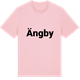 Pink Cotton t-shirt med Ängby fetstil t-shirt