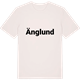 Vintage White t-shirt med Änglund fetstil t-shirt