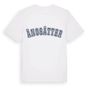 Ängsätter college t-shirt – ekologisk bomull t-shirt från Pinshirt