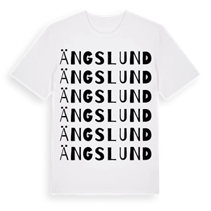Ängslund ordlek t-shirt – ekologisk bomull t-shirt från Pinshirt