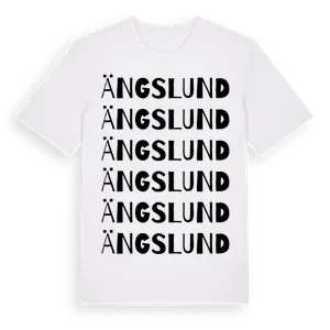 Ängslund ordlek t-shirt – ekologisk bomull t-shirt från Pinshirt