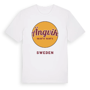 Ängvik cirkel t-shirt – ekologisk bomull t-shirt från Pinshirt
