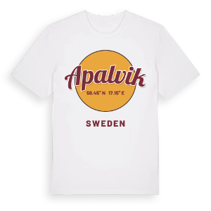 Apalvik cirkel t-shirt – ekologisk bomull t-shirt från Pinshirt