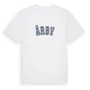 Årby college t-shirt – ekologisk bomull t-shirt från Pinshirt