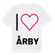 Jag älskar Årby t-shirt stort tryck