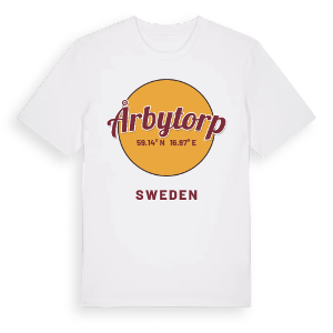 Årbytorp cirkel t-shirt – ekologisk bomull t-shirt från Pinshirt