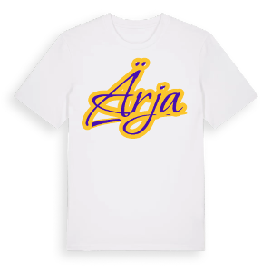 Ärja baseball t-shirt – ekologisk bomull t-shirt från Pinshirt