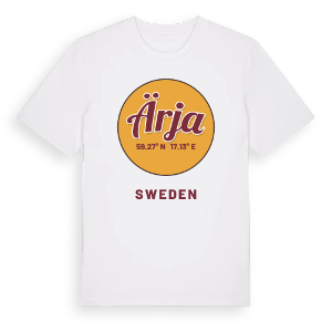Ärja cirkel t-shirt – ekologisk bomull t-shirt från Pinshirt