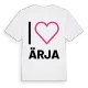 Jag älskar Ärja t-shirt stort tryck