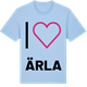 Blue Soul t-shirt med Jag älskar Ärla t-shirt stort tryck