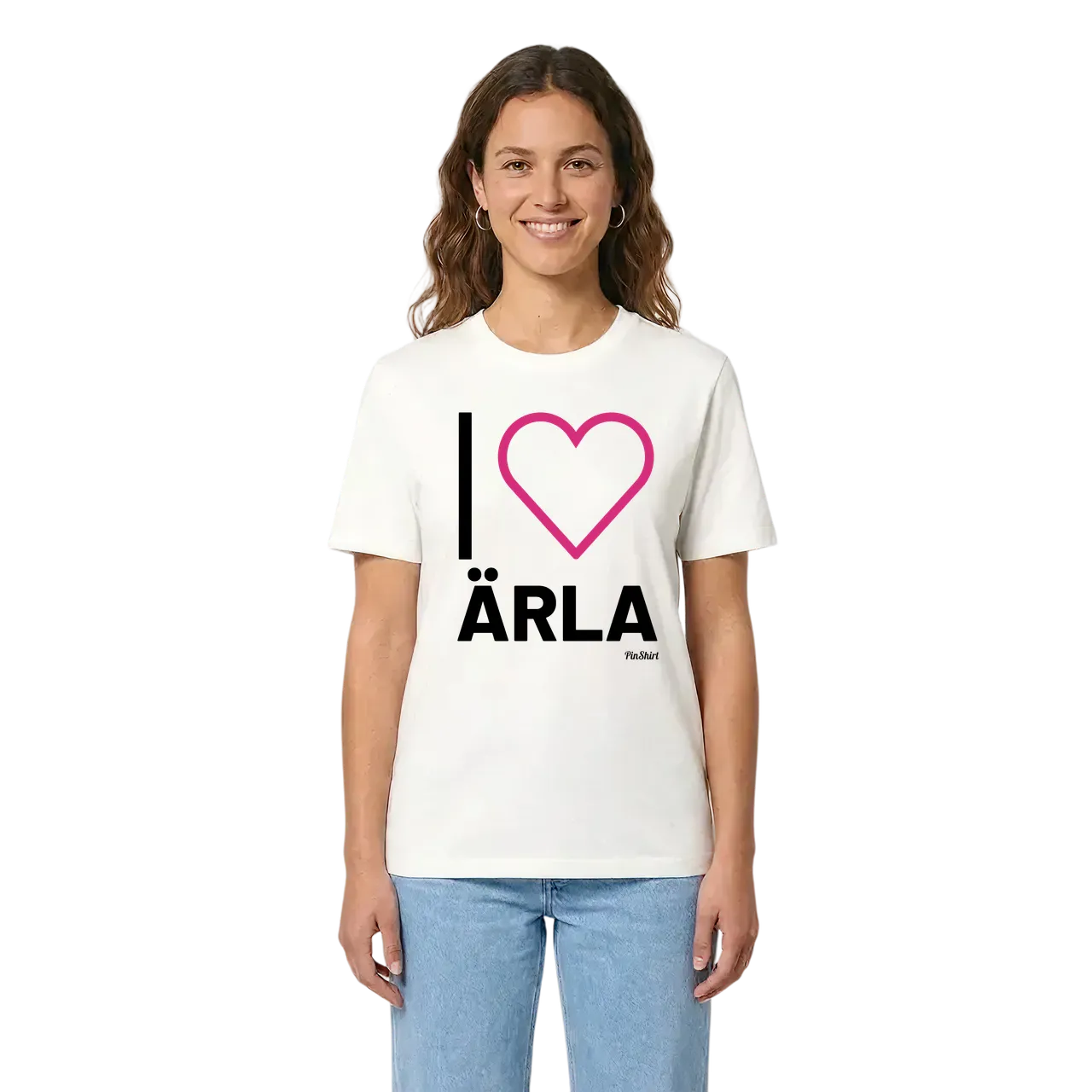 Jag älskar Ärla t-shirt stort tryck i miljö