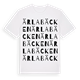 Ärlabäcken ordlek t-shirt