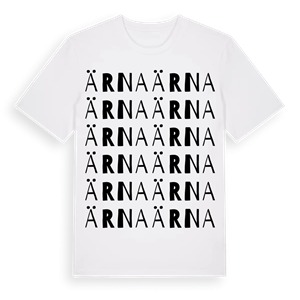 Ärna ordlek t-shirt – ekologisk bomull t-shirt från Pinshirt