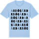 Blue Soul t-shirt med Arnö gård ordlek t-shirt