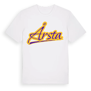 Årsta baseball t-shirt – ekologisk bomull t-shirt från Pinshirt