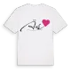Äs hjärta t-shirt