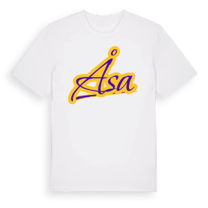 Åsa baseball t-shirt – ekologisk bomull t-shirt från Pinshirt
