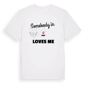 Någon i Åsby älskar mig t-shirt – ekologisk bomull t-shirt från Pinshirt