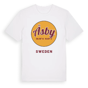 Åsby cirkel t-shirt – ekologisk bomull t-shirt från Pinshirt