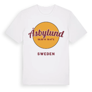 Åsbylund cirkel t-shirt – ekologisk bomull t-shirt från Pinshirt