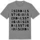Mid Heather Gray t-shirt med Åsendalsstugan ordlek t-shirt